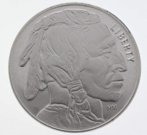 Buffalo / Indian Head 1oz .999 Silver Bullion Coin - Highland Mint 1