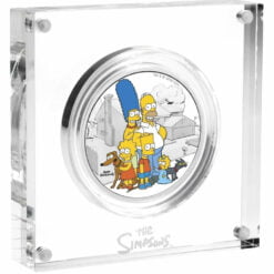 2019 The Simpsons Family Coloured 2oz .9999 Silver Proof Coin - The Perth Mint 6