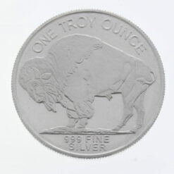 Buffalo / Indian Head 1oz .999 Silver Bullion Coin - Highland Mint 3