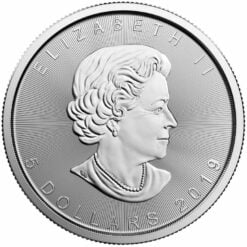 2019 Maple Leaf 1oz .9999 Silver Bullion Coin - Royal Canadian Mint 3