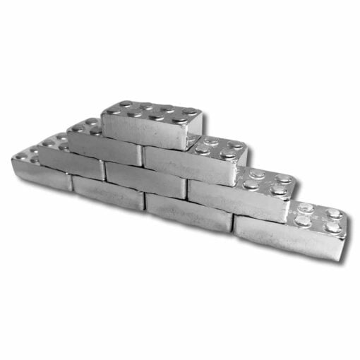 The Starter Kit - 12x 1oz .999 Silver Building Blocks Bars 2