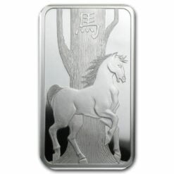 2014 Year of the Horse 1oz .999 Silver Minted Bullion Bar - Lunar Calendar Series - PAMP Suisse 6