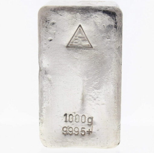 Ainslie 1kg .9995 Silver Cast Bullion Bar - ABC 1