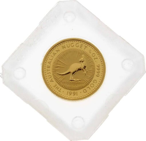 1991 The Australian Nugget Series 1/10oz .9999 Gold Bullion Coin 1