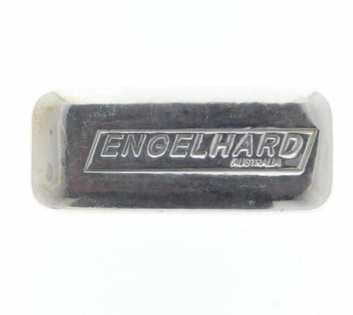 Engelhard 5oz .999 Silver Cast Bullion Bar - Engelhard Australia 1