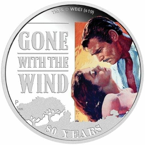 2019 Gone with the Wind 80th Anniversary 1oz Silver Proof Coin 1