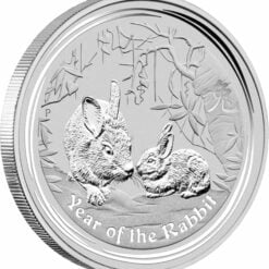 2011 Year of the Rabbit 1oz Silver Bullion Coin - Lunar Series II 4