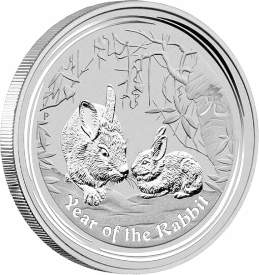 2011 Year of the Rabbit 1oz Silver Bullion Coin - Lunar Series II 2