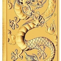 2019 Dragon 1oz Gold Bullion Rectangular Coin 4