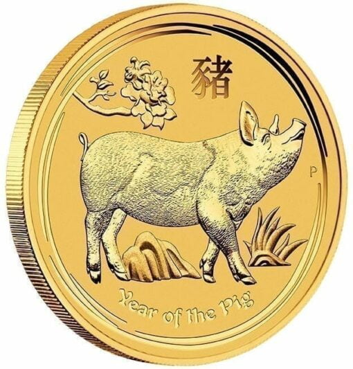 2019 Year of the Pig 1/4oz Gold Bullion Coin - Lunar Series II 2