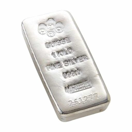 PAMP Suisse 1kg .999 Cast Silver Bullion Bar 1