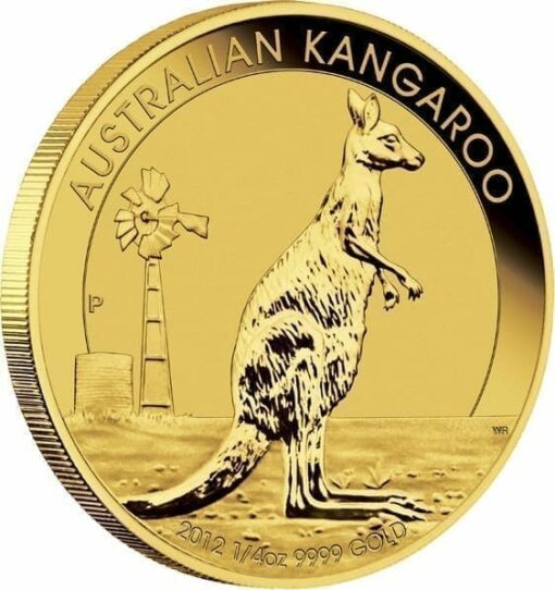 2012 Australian Kangaroo 1/4oz Gold Bullion Coin 2