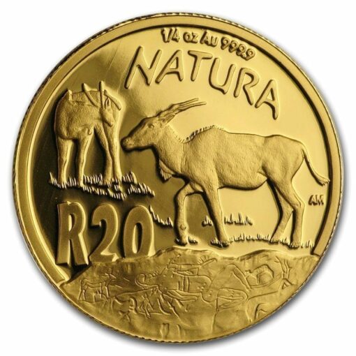 2007 Giants of Africa - The Eland 4 Coin Gold Proof Set - Natura Proof Set 6