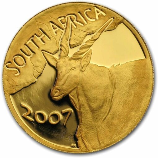2007 Giants of Africa - The Eland 4 Coin Gold Proof Set - Natura Proof Set 3