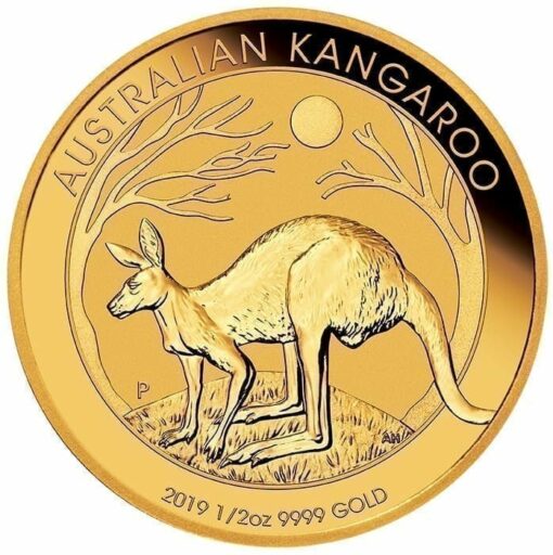 2019 Australian Kangaroo 1/2oz Gold Bullion Coin 1