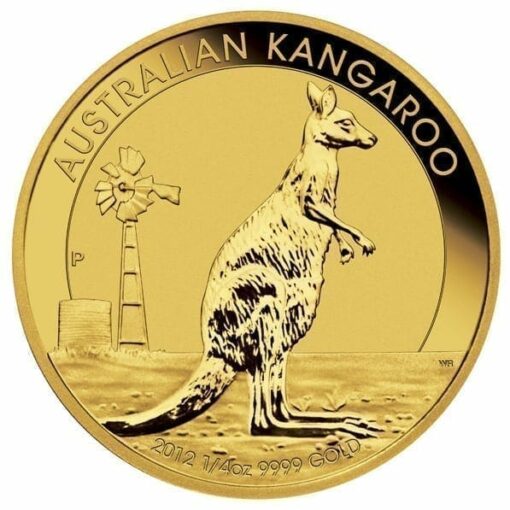 2012 Australian Kangaroo 1/4oz Gold Bullion Coin 1
