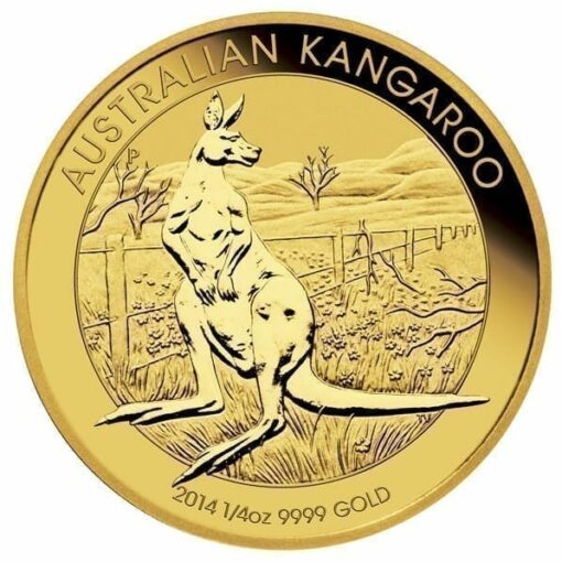RE-DO 1988 Australian Kangaroo 1/4oz Gold Bullion Coin 1