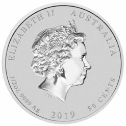 2019 Year of the Pig 1/2oz Silver Bullion Coin - Lunar Series II 5
