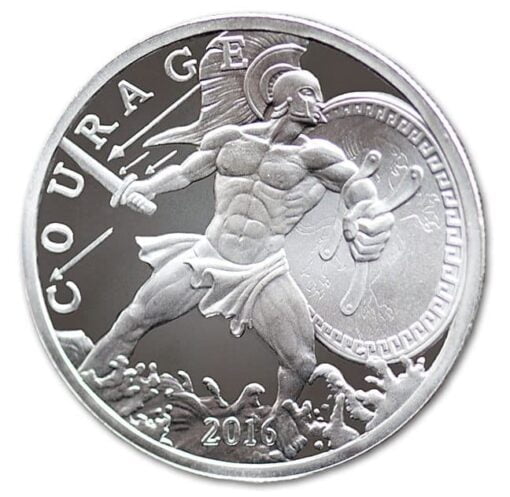 2016 Ajax Greek Hero - Courage 1oz Silver Bullion Coin - Modern Ancients 1