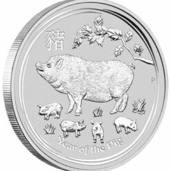 2019 Year of the Pig 1/2oz Silver Bullion Coin - Lunar Series II 4
