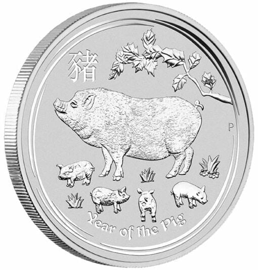 2019 Year of the Pig 1/2oz Silver Bullion Coin - Lunar Series II 2