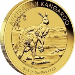 2013 Australian Kangaroo 1/10oz .9999 Gold Bullion Coin 4