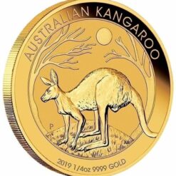 2019 Australian Kangaroo 1/4oz Gold Bullion Coin 4