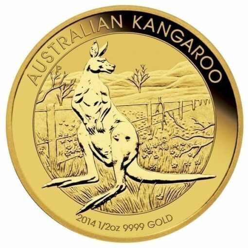 2014 Australian Kangaroo 1/2oz Gold Bullion Coin 1