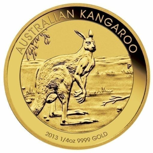 2013 Australian Kangaroo 1/4oz Gold Bullion Coin 1