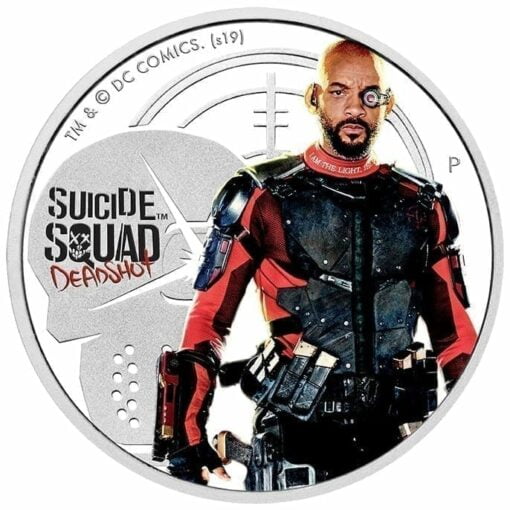 2019 Suicide Squad - Deadshot 1oz .9999 Silver Proof Coin 1