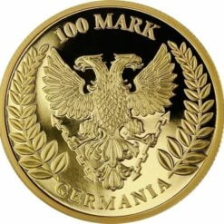 2019 Germania 100 Mark 1oz Gold Proof Coin - CoA 88/100 4
