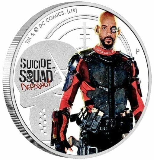 2019 Suicide Squad - Deadshot 1oz .9999 Silver Proof Coin 3