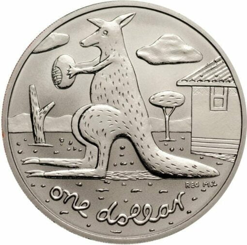 2008 Red Mombassa Kangaroo 1oz 999 Silver Proof Coin 1
