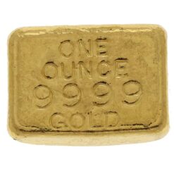Adelaide Exchange 1oz .9999 Gold Cast Bullion Bar 3