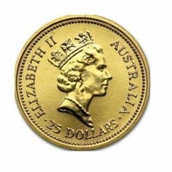 1987 The Australian Nugget 1/4oz .9999 Gold Bullion Coin 3