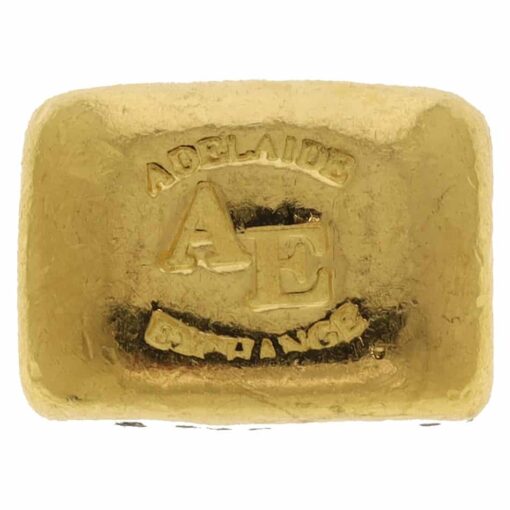 Adelaide Exchange 1oz .9999 Gold Cast Bullion Bar 1