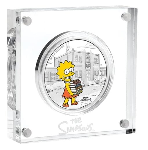2019 The Simpsons - Lisa Simpson 1oz .9999 Silver Proof Coin 3
