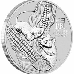 2020 Year of the Mouse 2oz .9999 Silver Bullion Coin - Lunar Series III 4
