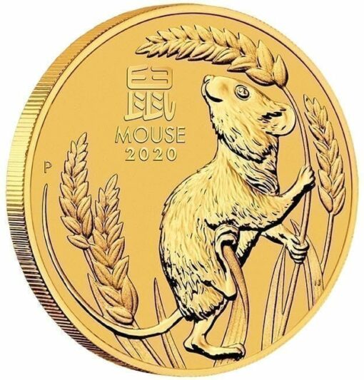 2020 Year of the Mouse 1/2oz .9999 Gold Bullion Coin - Lunar Series III 2
