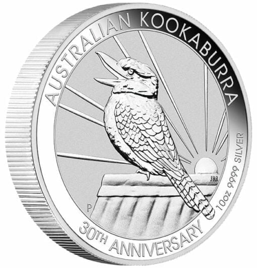 2020 Australian Kookaburra 10oz .9999 Silver Bullion Coin - 30th Anniversary 2