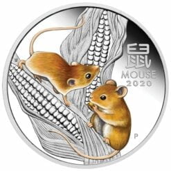 2020 Year of the Mouse 3 Coin Silver Trio Set - Lunar Series III 12