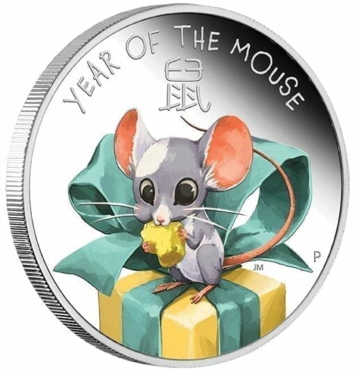 2020 Baby Mouse 1/2oz .9999 Silver Proof Coin 3