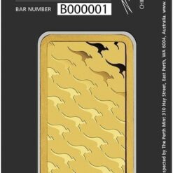 Perth Mint 100g .9999 Gold Minted Bullion Bar 5