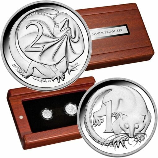 2011 Two Coin Fine Silver Proof Set - 1c / 2c 1