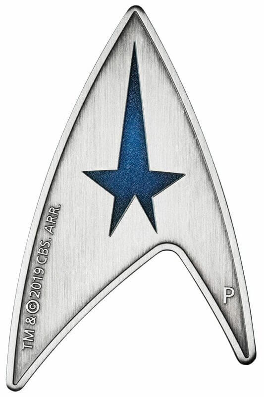 Perth Mint | 2019 Starfleet Command Emblem 3oz Silver Holey Dollar ...