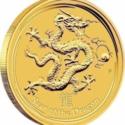 2012 Year of the Dragon 1/20oz .9999 Gold Bullion Coin - Lunar Series II 4
