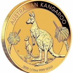 2020 Australian Kangaroo 1/10oz .9999 Gold Bullion Coin 4
