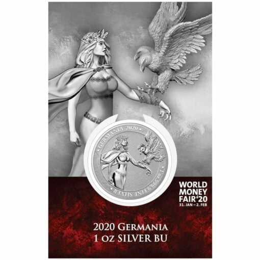 2020 Germania 1oz .9999 Silver Coin - World Money Fair Exclusive 1