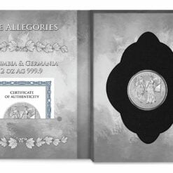 2019 The Allegories - Columbia & Germania 2oz .9999 Silver Coin 8