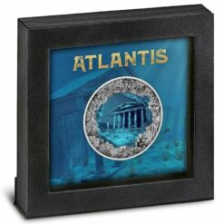 2019 Atlantis - The Sunken City 2oz .999 Antiqued Silver Coin 6